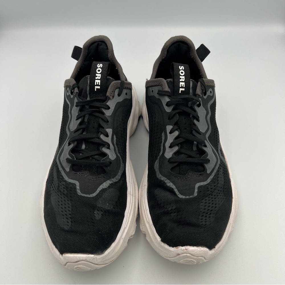 SOREL Kinetic Breakthru Day Sneaker Women's Size 9.5 Black Camo White Sole